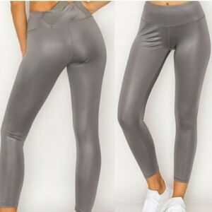 Kimberly C High Waist Matte Shine Moisture Wicking Leggings